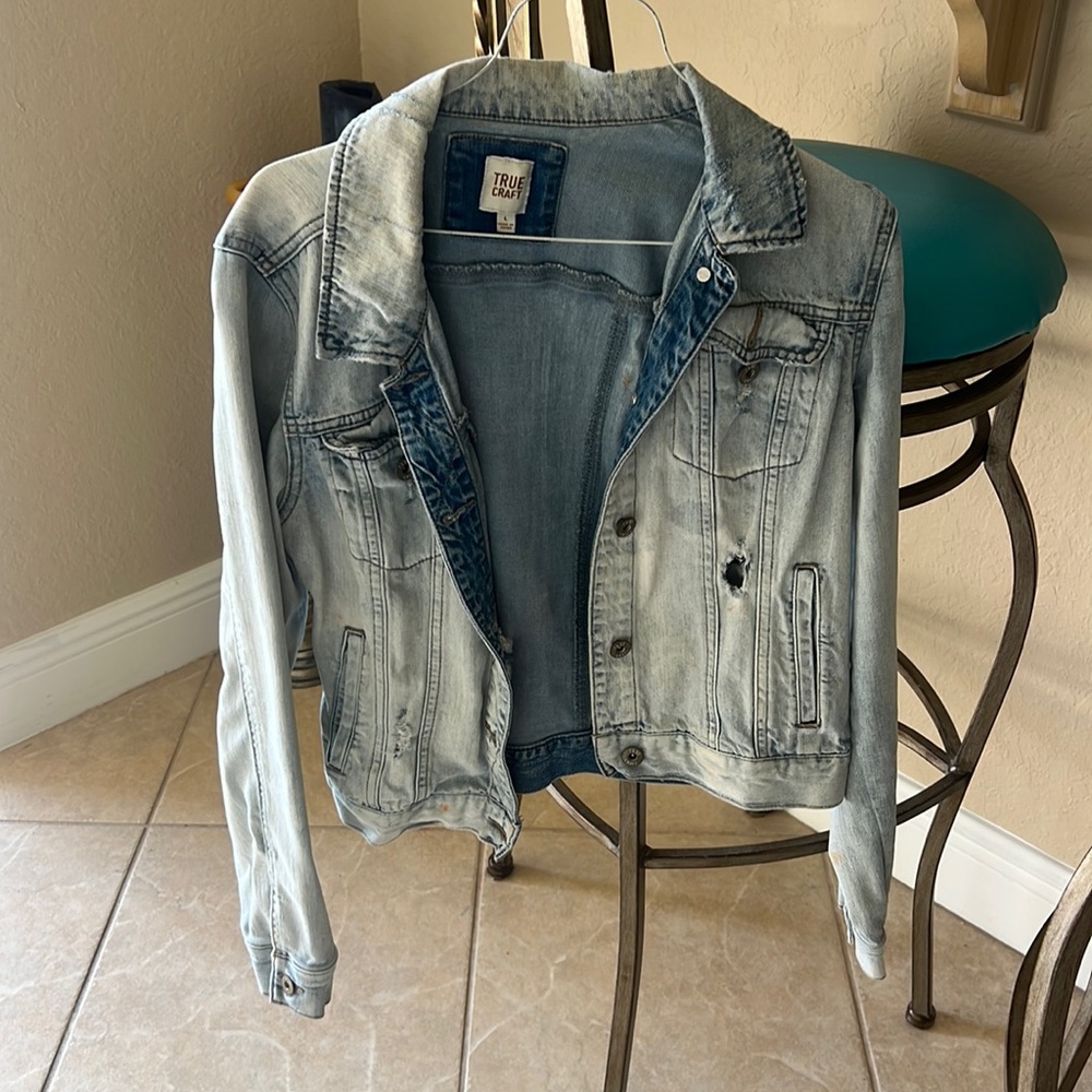 True Craft L Jean jacket good condition